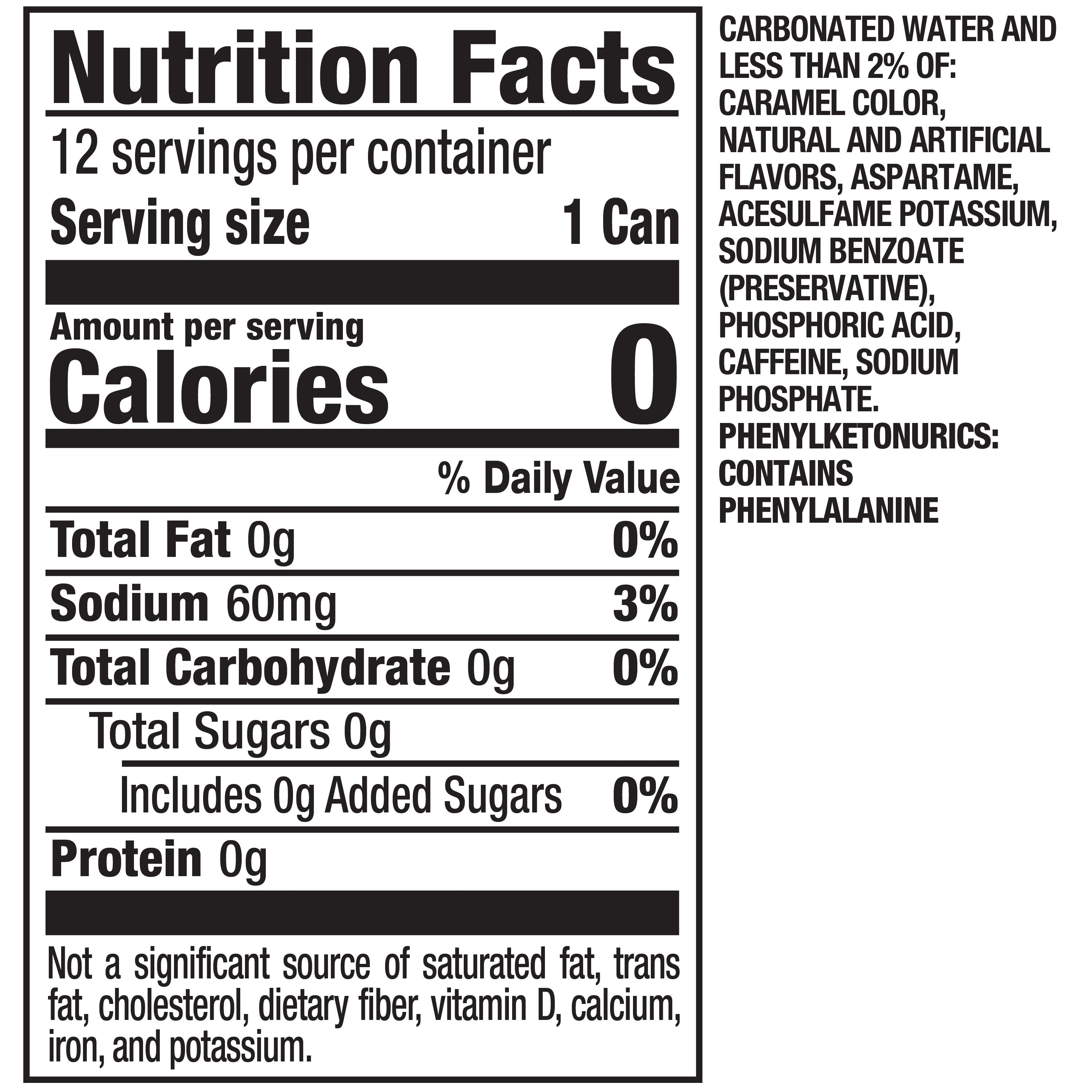 Dr Pepper Strawberries and Cream ZERO Soda, 12 Fl Oz, 24 cans