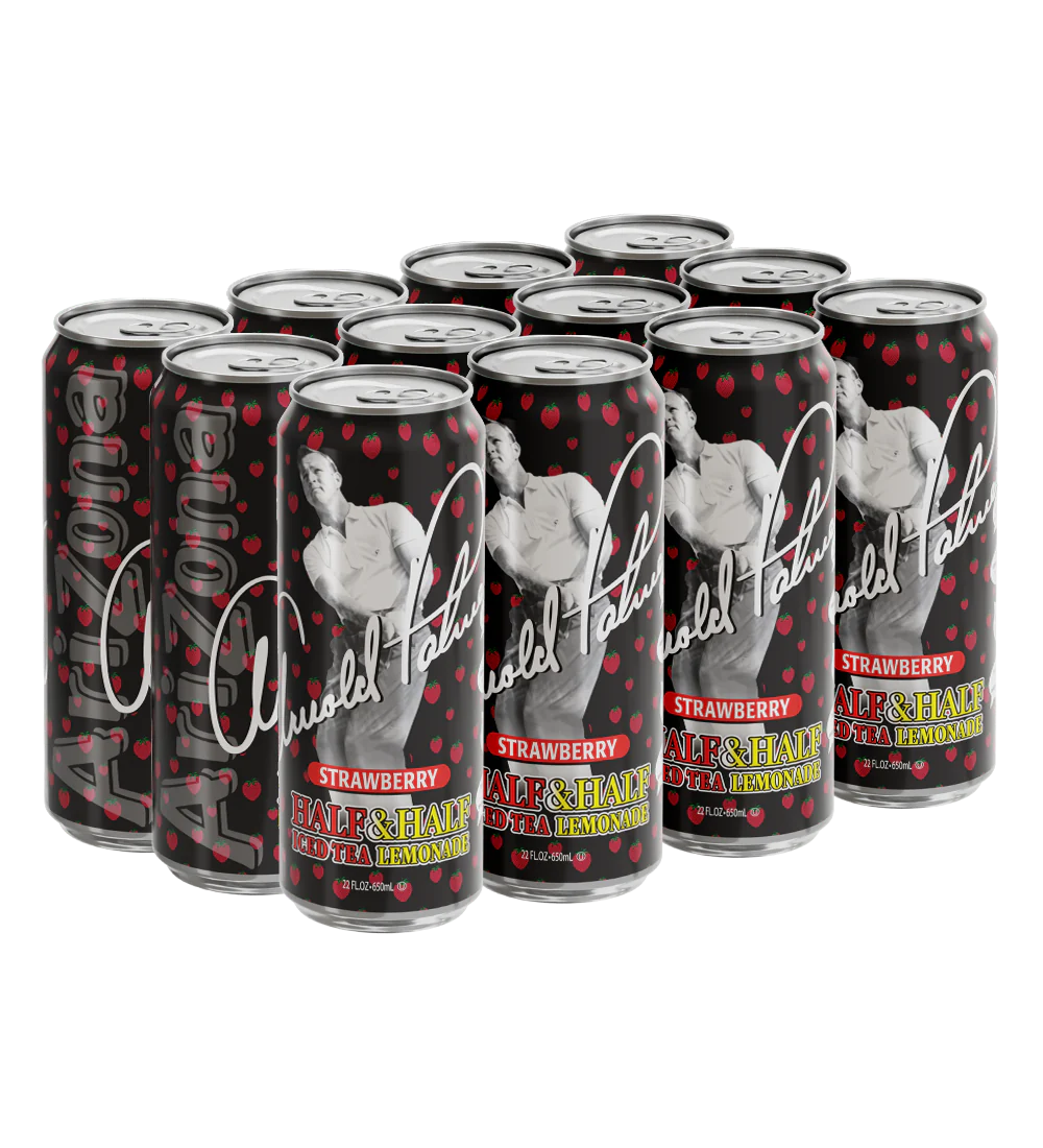 Arizona Arnold Palmer Strawberry Can (23 Fl Oz. / 12 Pack)