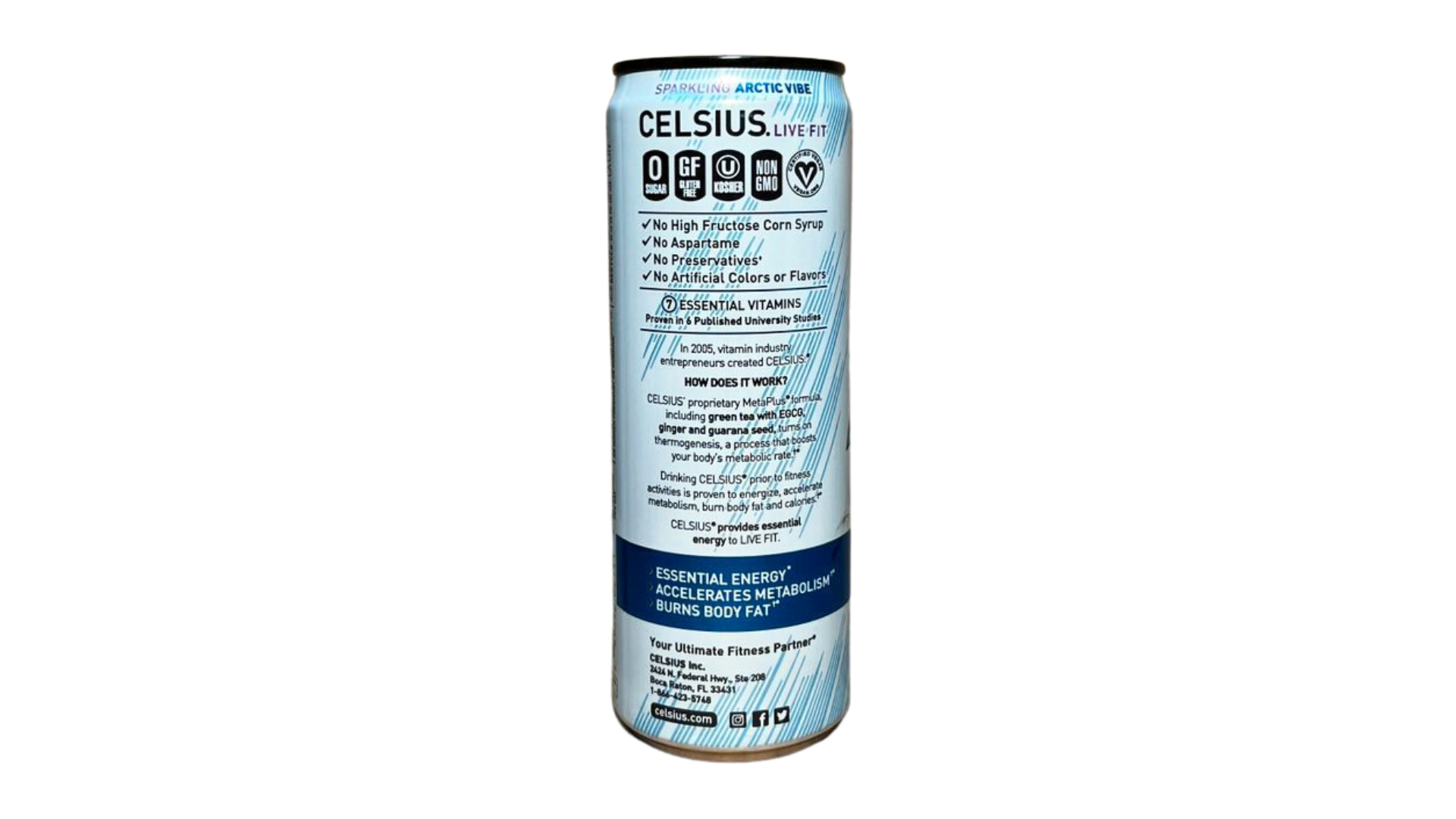 Celsius Sparkling - Arctic Vibe (12 Fl. Oz / 12 Pack)