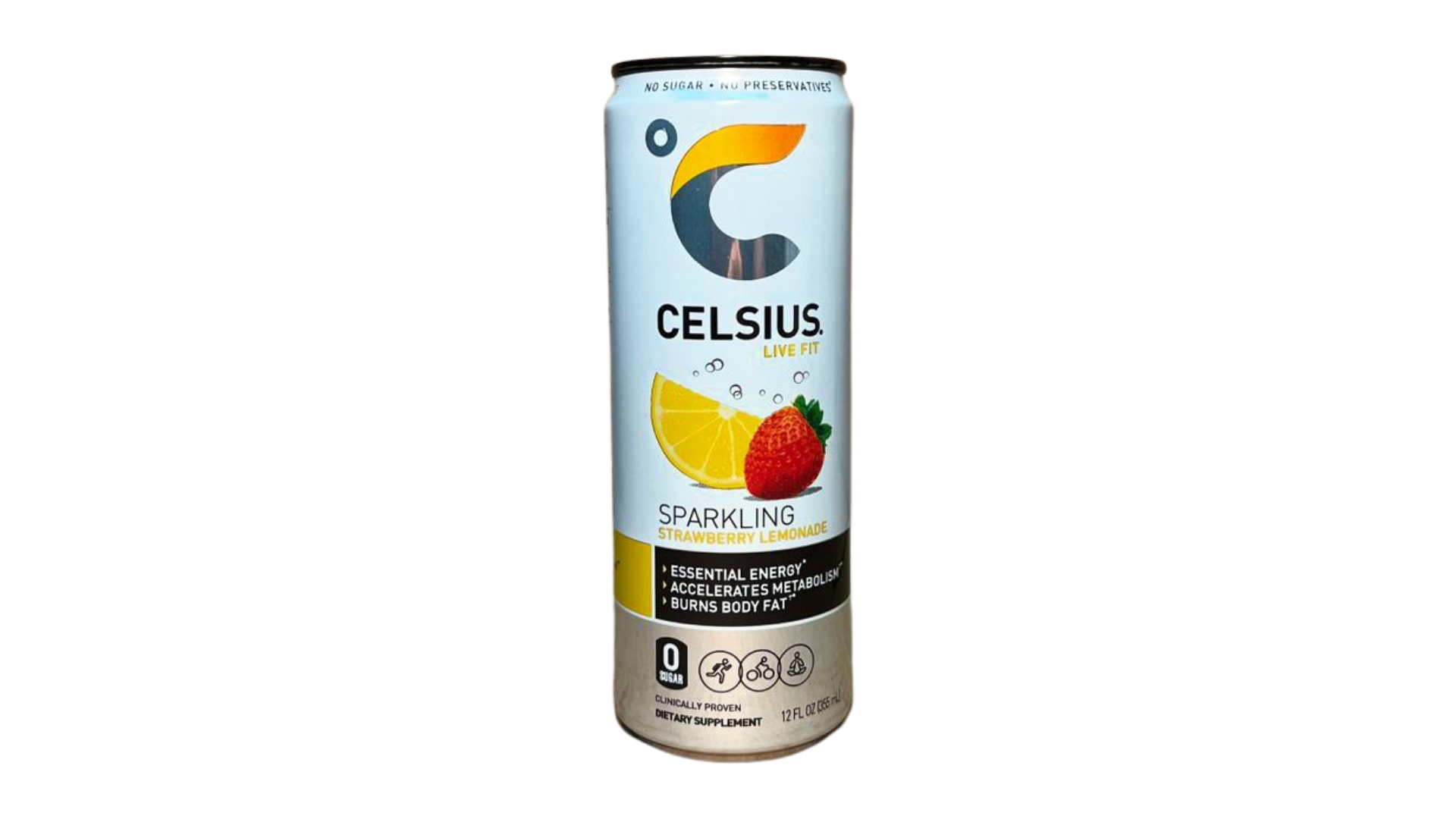 Celsius Sparkling - Strawberry Lemonade (12 Fl. Oz / 12 Pack)
