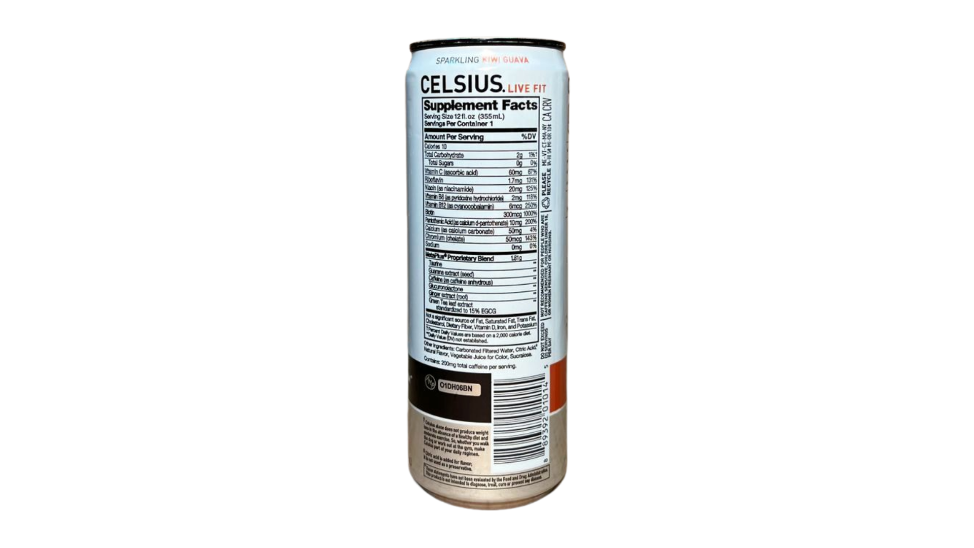 Celsius Sparkling - Kiwi Guava (12 Fl. Oz / 12 Pack)