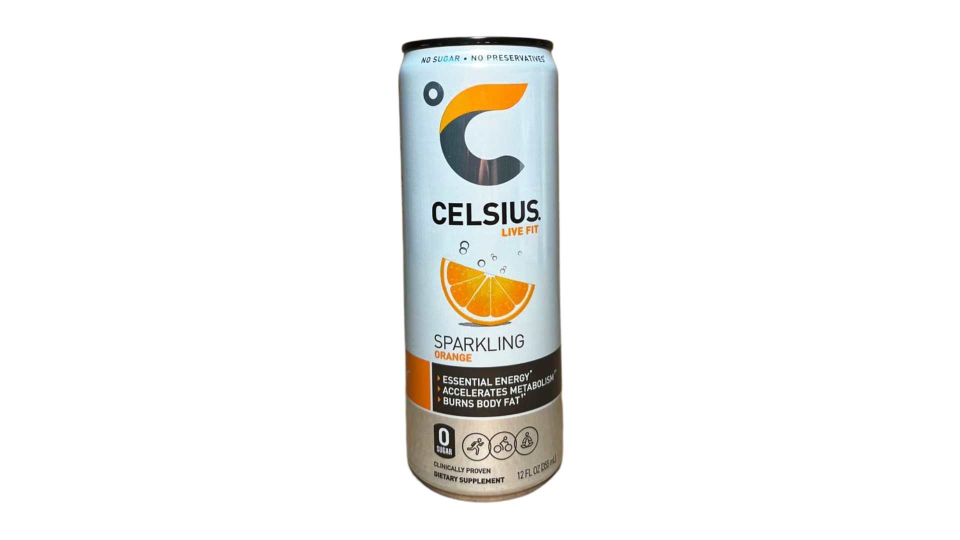 Celsius Sparkling - Orange (12 Fl. Oz / 12 Pack)