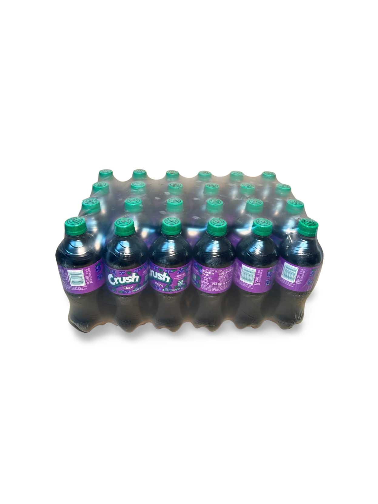 Crush Grape Soda, 20 Fl Oz, Pack of 24
