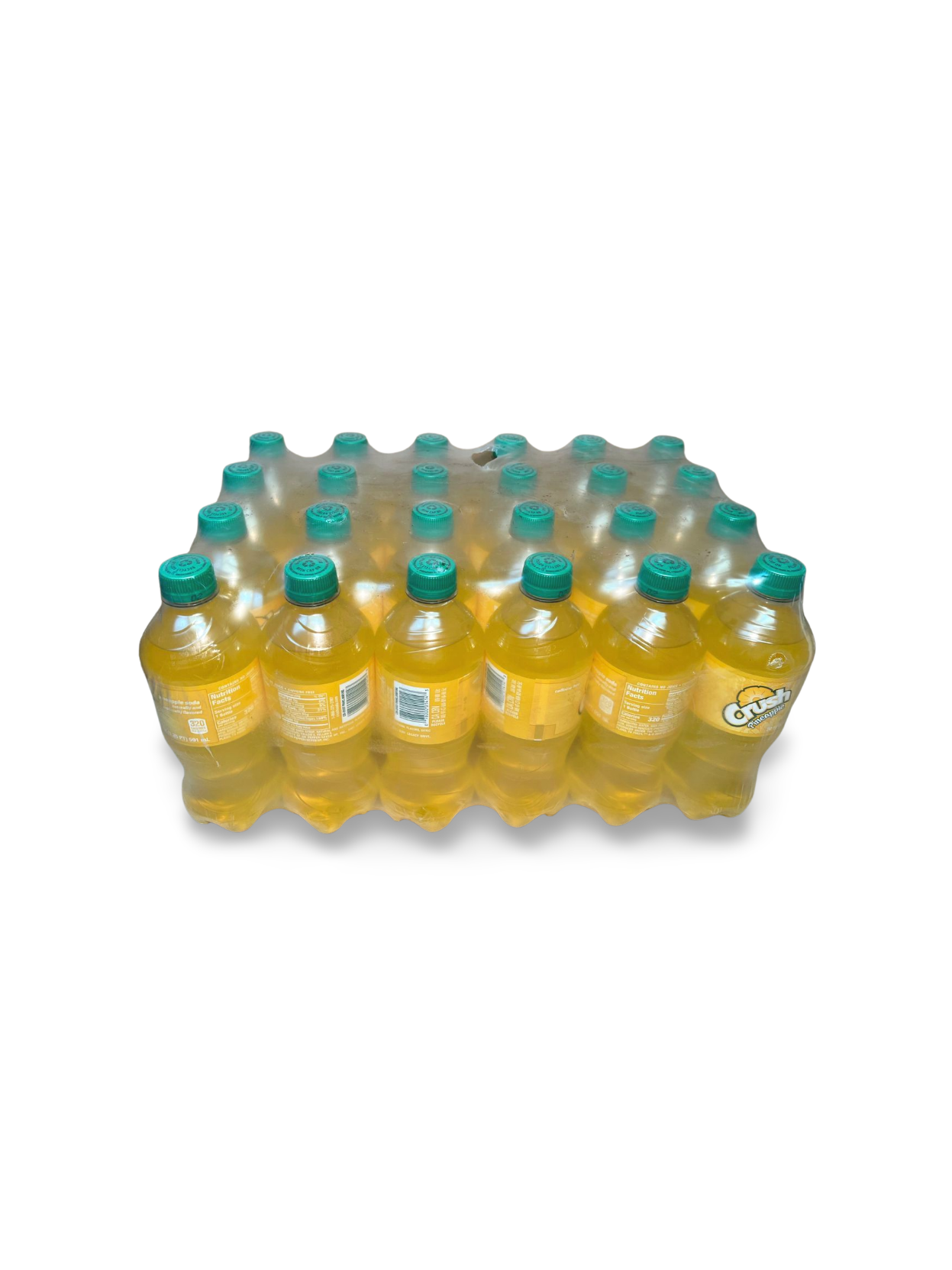Crush Pineapple Soda, 20 Fl Oz, Pack of 24