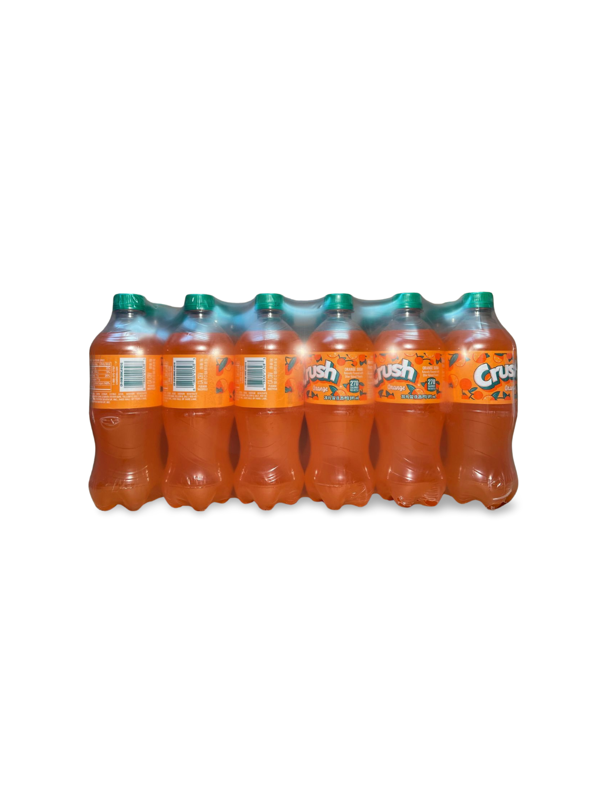 Crush Orange Soda, 20 Fl Oz, Pack of 24