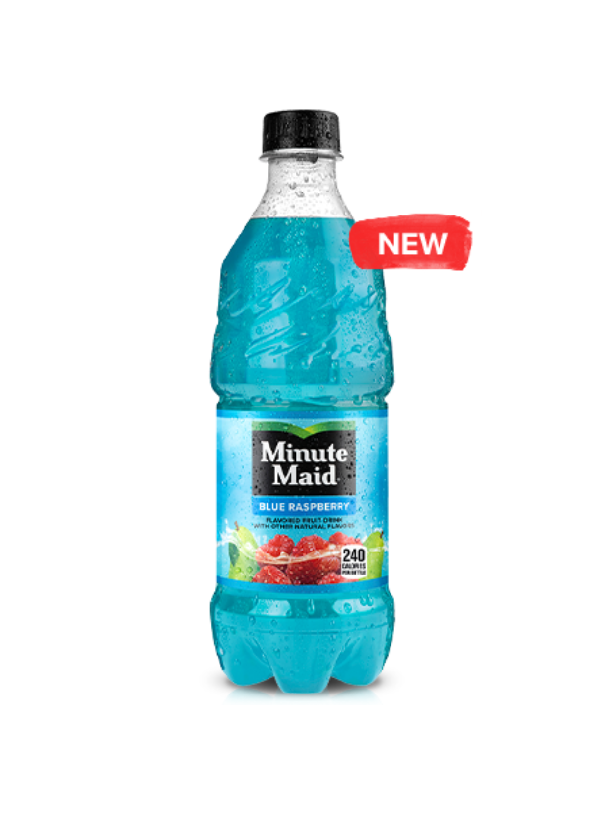 Minute Maid Blue Raspberry, 20oz, Bottles, 24 Pack