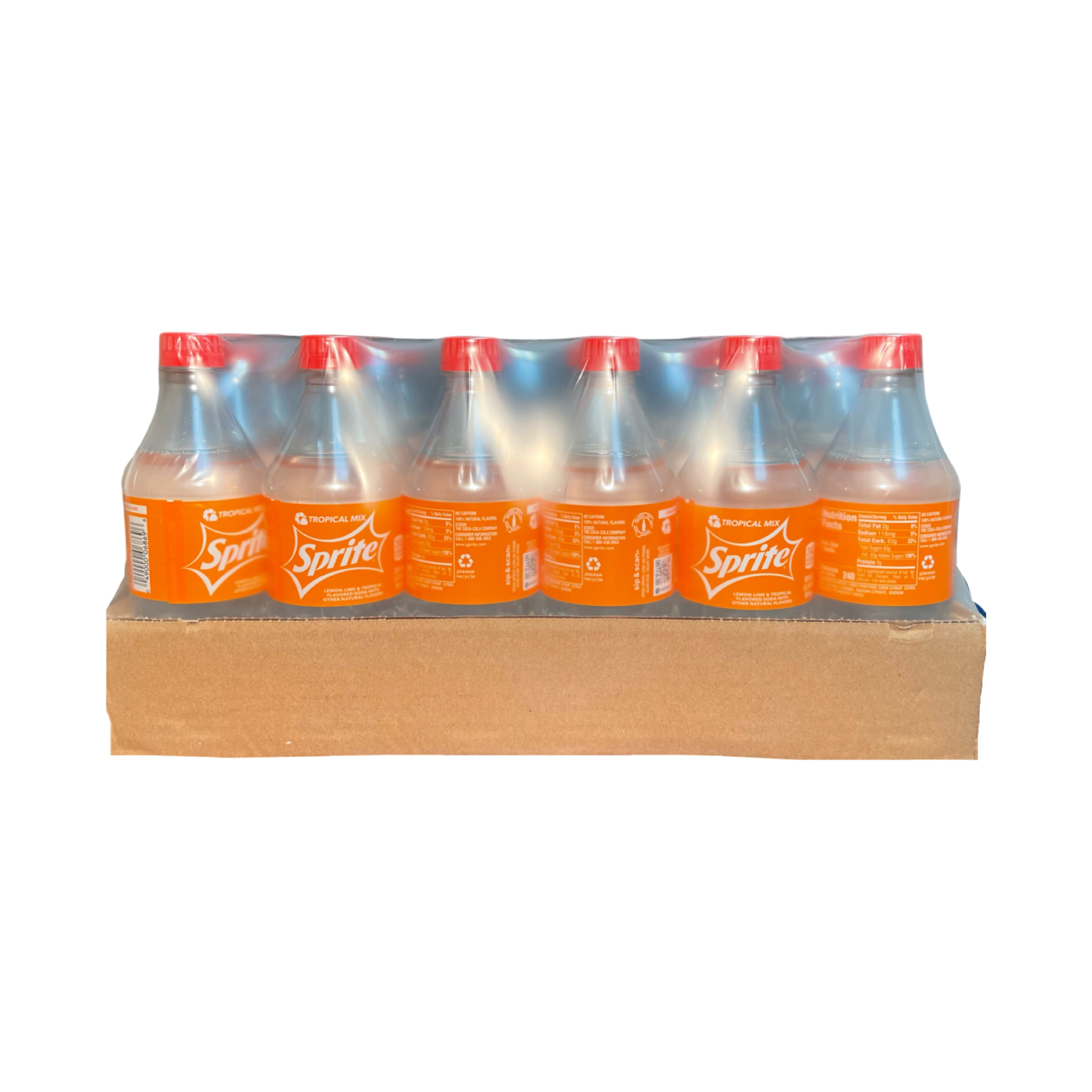 Sprite Tropical Mix, 20 Fl Oz, Pack of 24