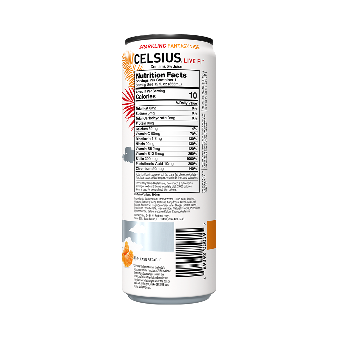 Celsius Sparkling - Fantasy Vibe (12 Fl. Oz / 12 Pack)