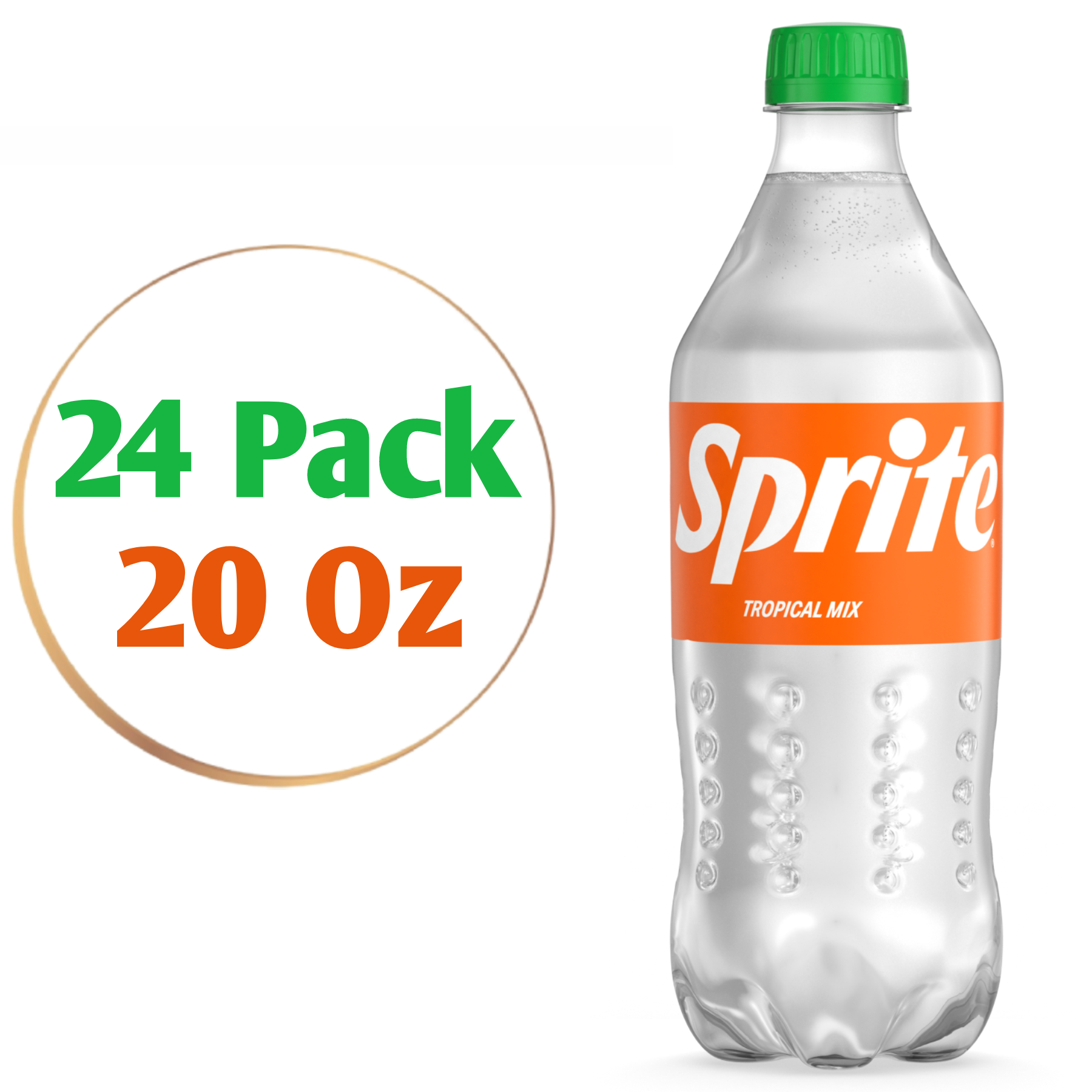 Sprite Tropical Mix, 20 Fl Oz, Pack of 24