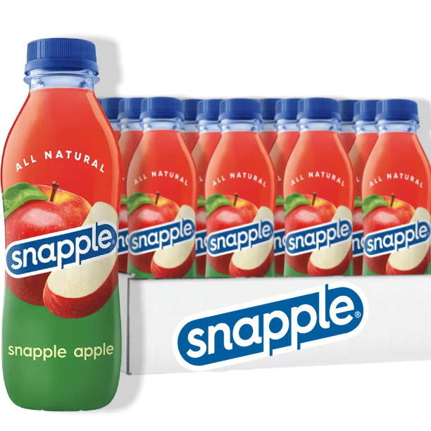 Snapple Juice Apple, 16 Fl. Oz, 24 Pack
