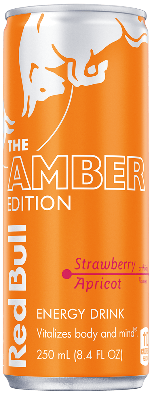 Red Bull-Amber Edition Strawberry Apricot Energy Drink, 8.4 Fl. Oz, 24 Cans