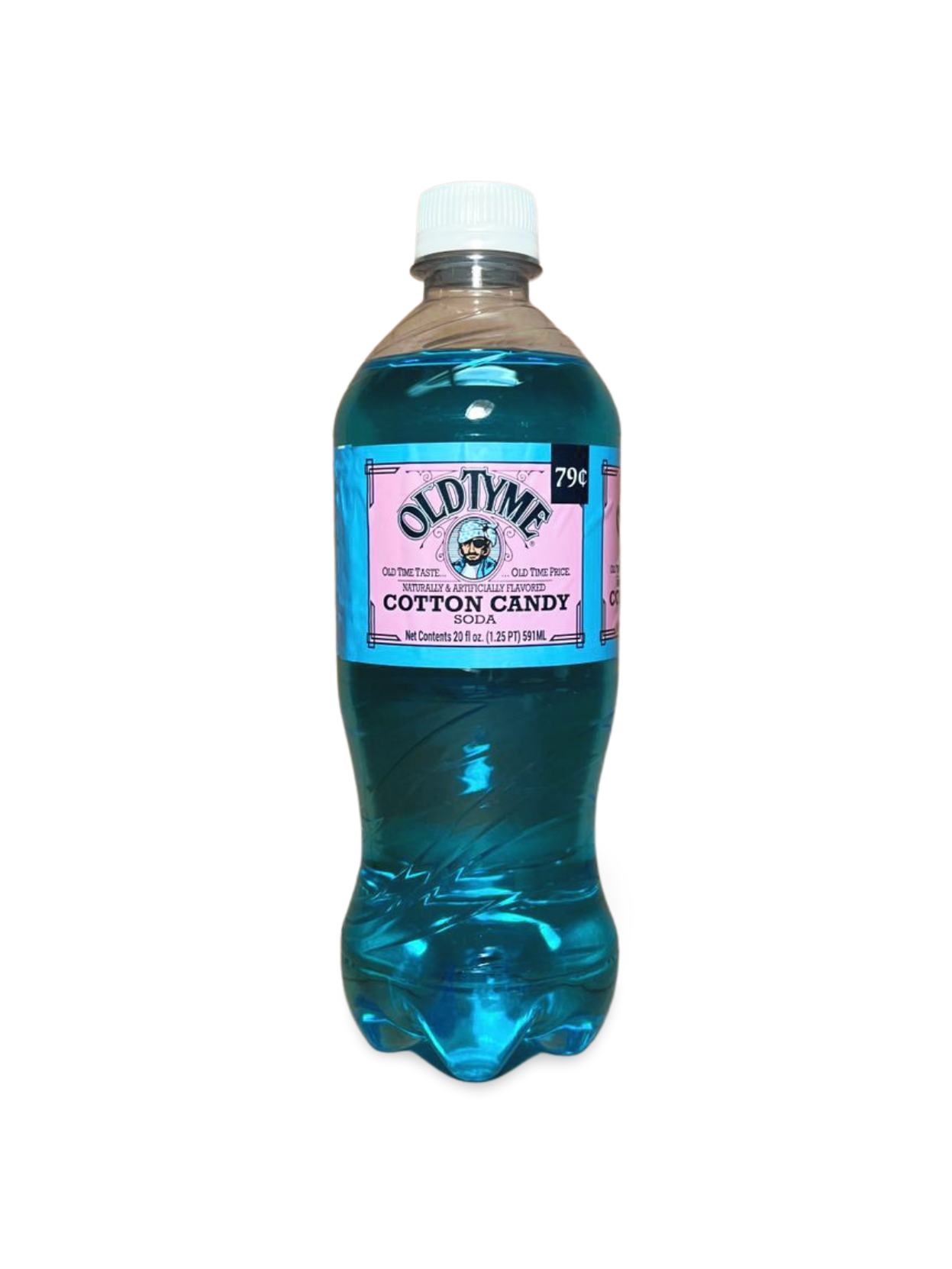 Old Tyme Cotton Candy Soda, 20 Oz, 24 Pack