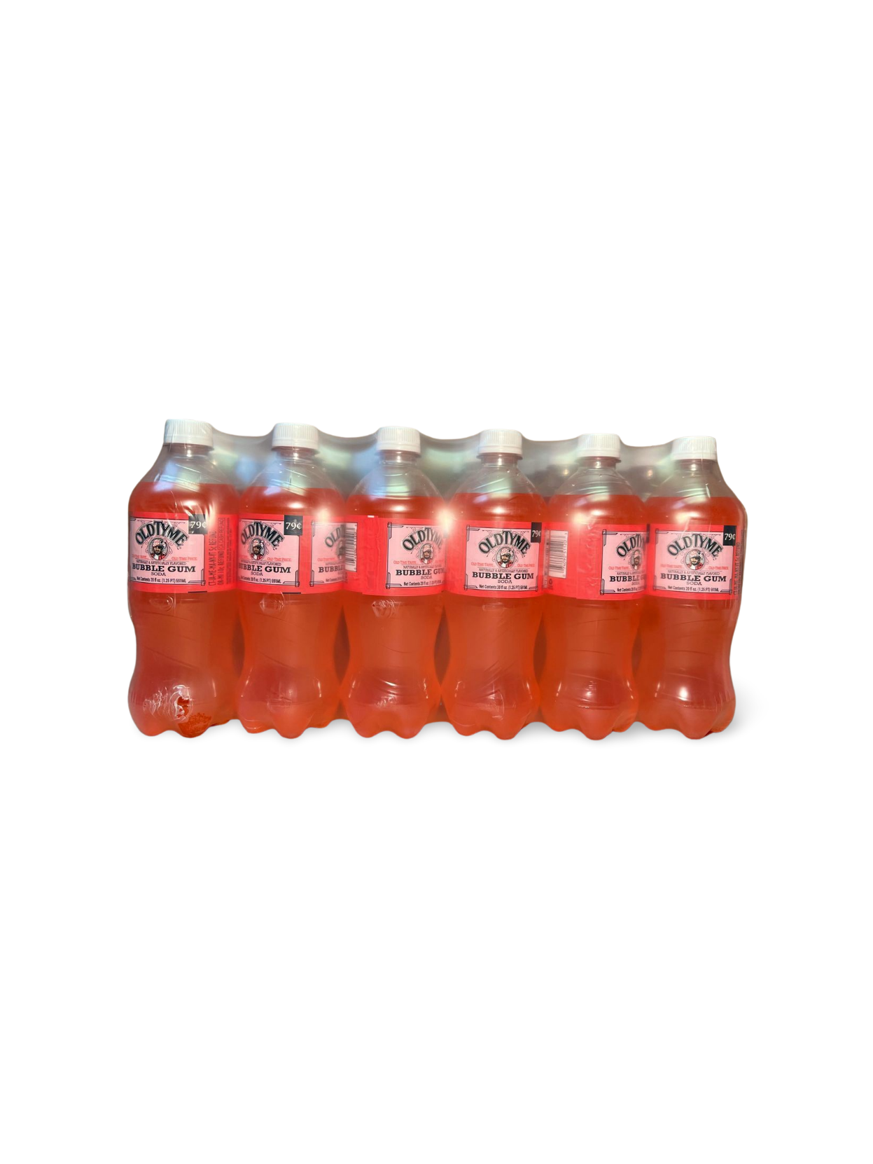 Old Tyme Bubble Gum Soda, 20 Fl Oz, 24 Pack