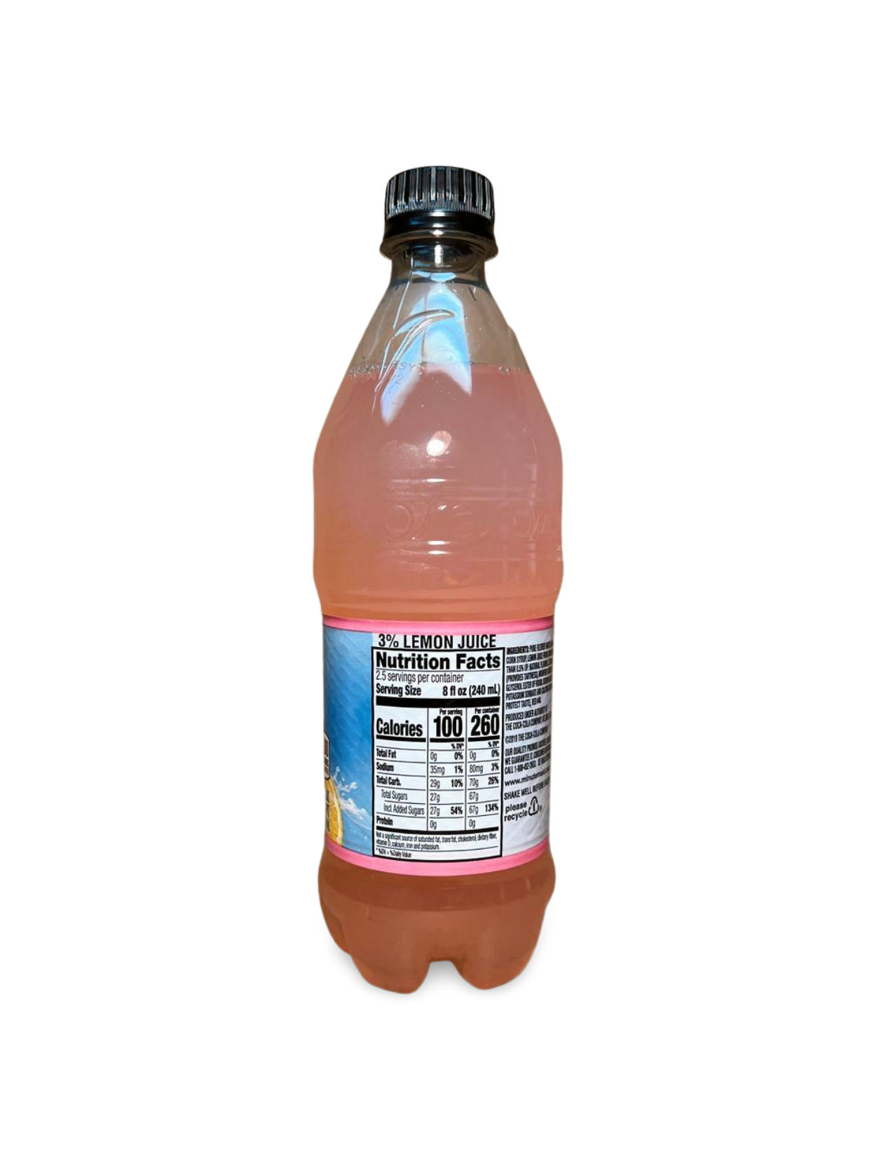 Minute Maid Pink Lemonade, 20oz, Bottles, 24 Pack