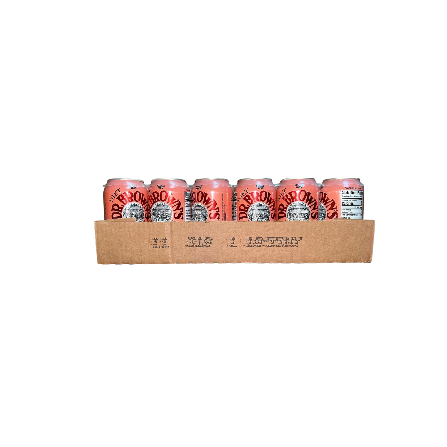 Dr. Brown's Diet Black Cherry, 12 Fl. Oz, 24 Cans