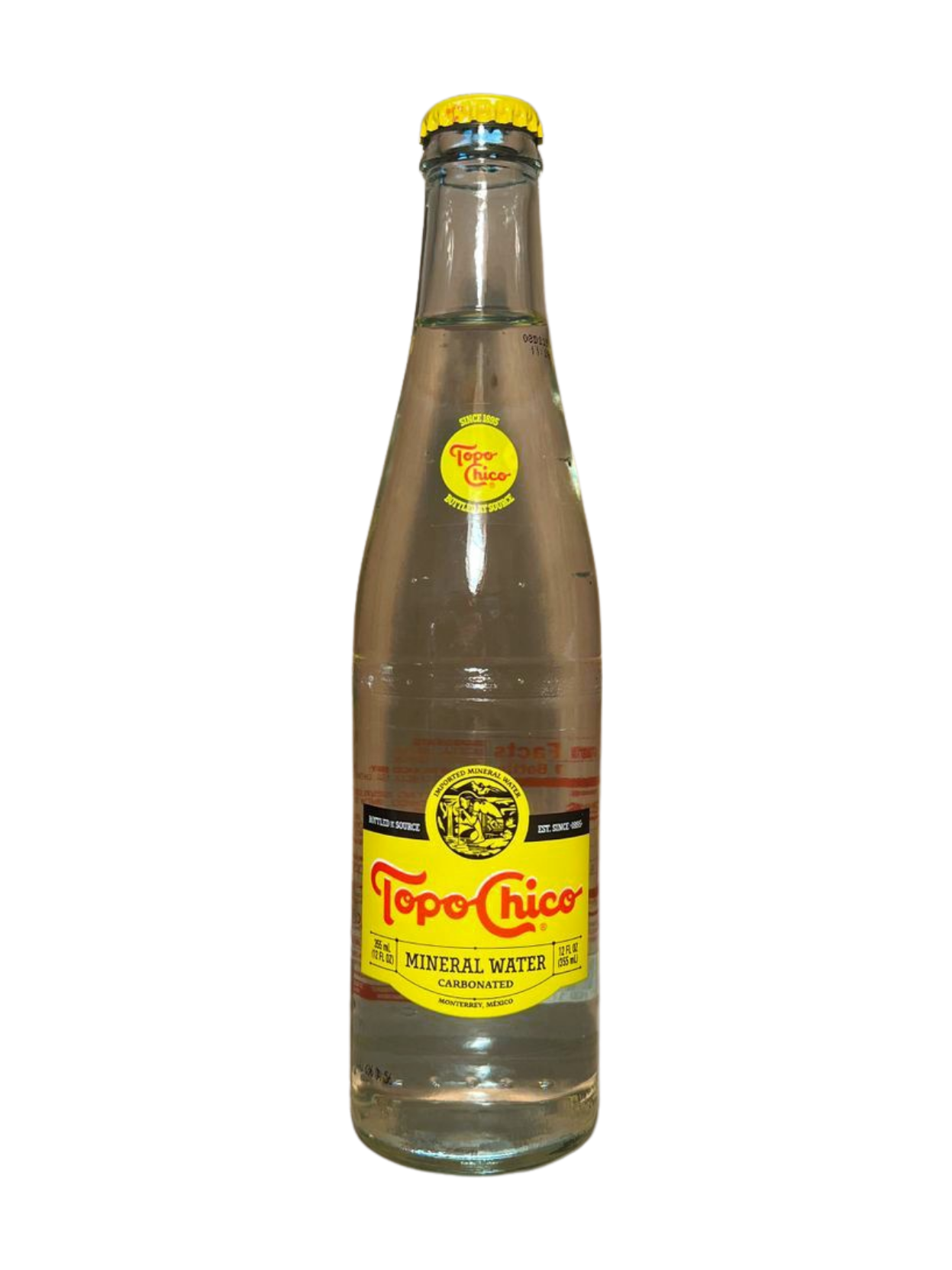 Topo Chico Sparkling Mineral Water Glass Bottles, 12 fl oz, 12 Pack