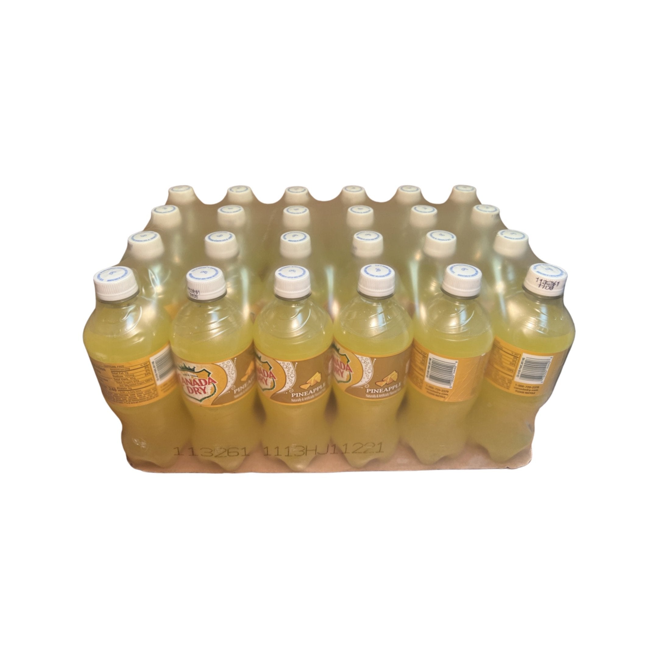 Canada Dry Pineapple Ginger Ale, 20 Fl Oz, 24 Pack