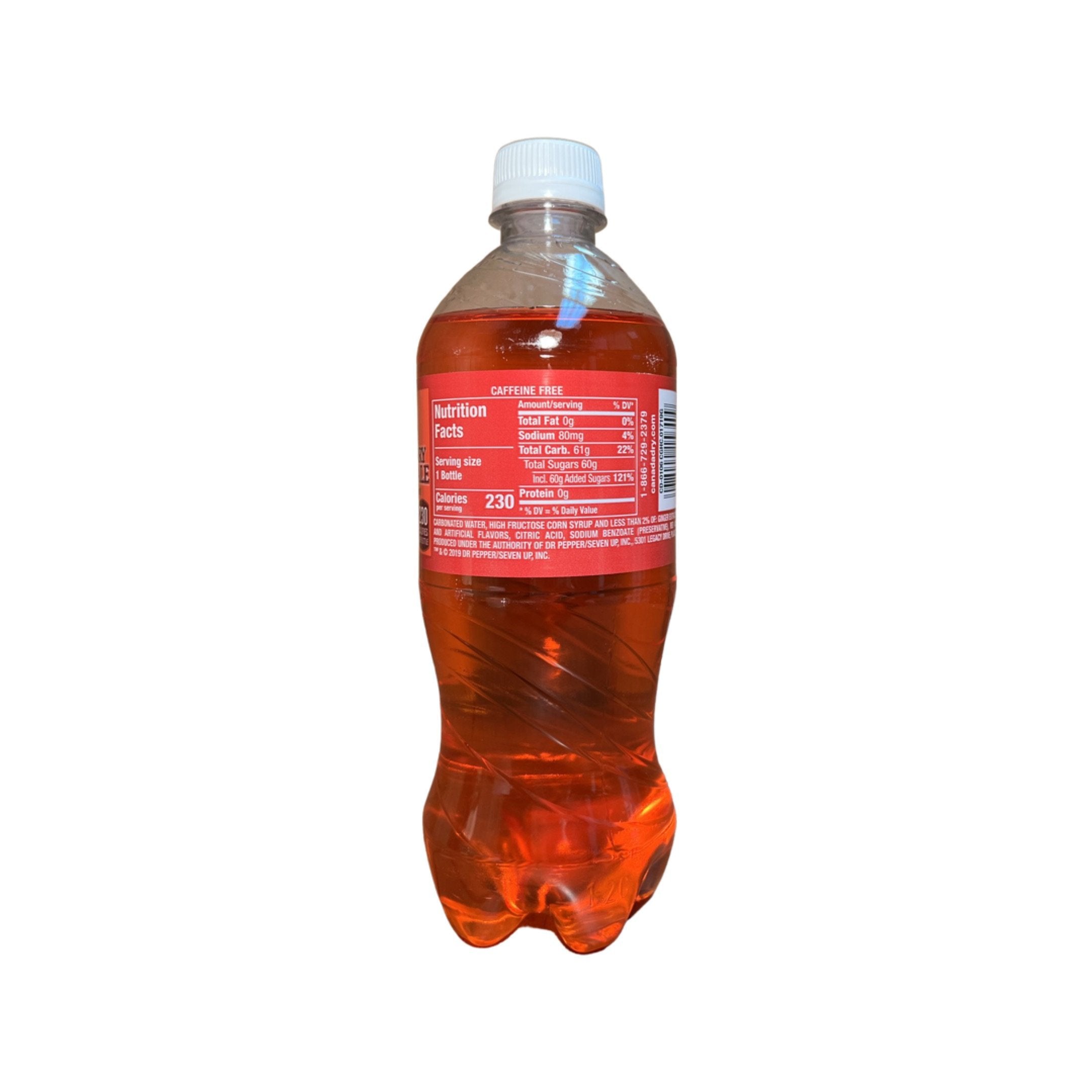 Canada Dry Cranberry Ginger Ale, 20 Fl Oz, 24 Pack