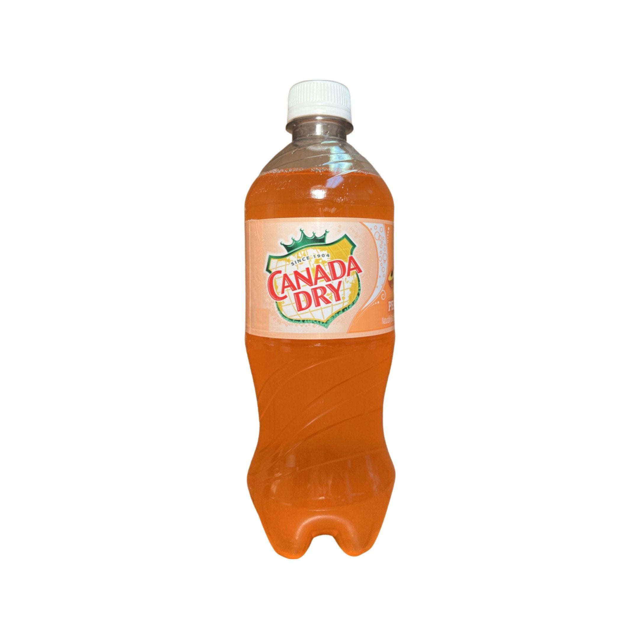 Canada Dry Peach Ginger Ale, 20 Fl Oz, 24 Pack