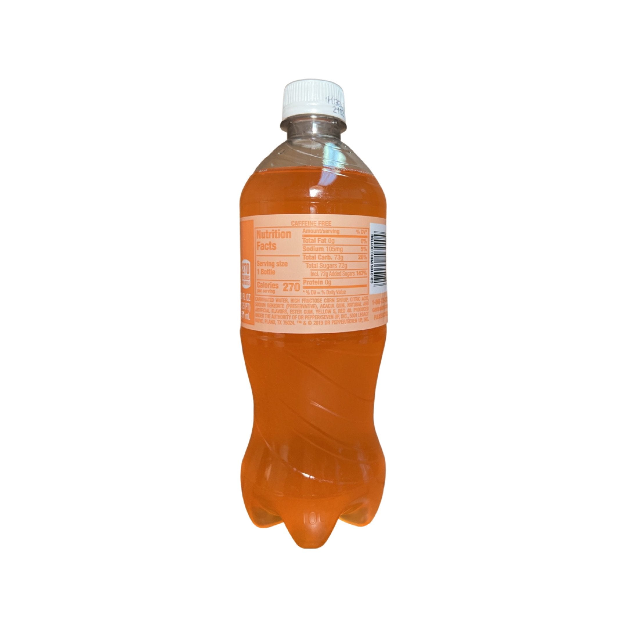 Canada Dry Peach Ginger Ale, 20 Fl Oz, 24 Pack