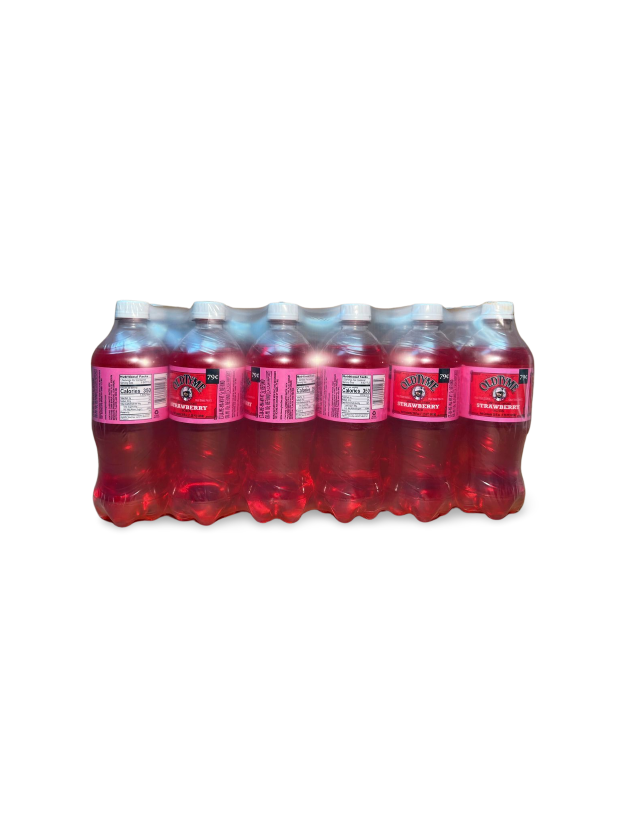 Old Tyme Strawberry Soda, 20 Fl Oz, 24 Pack