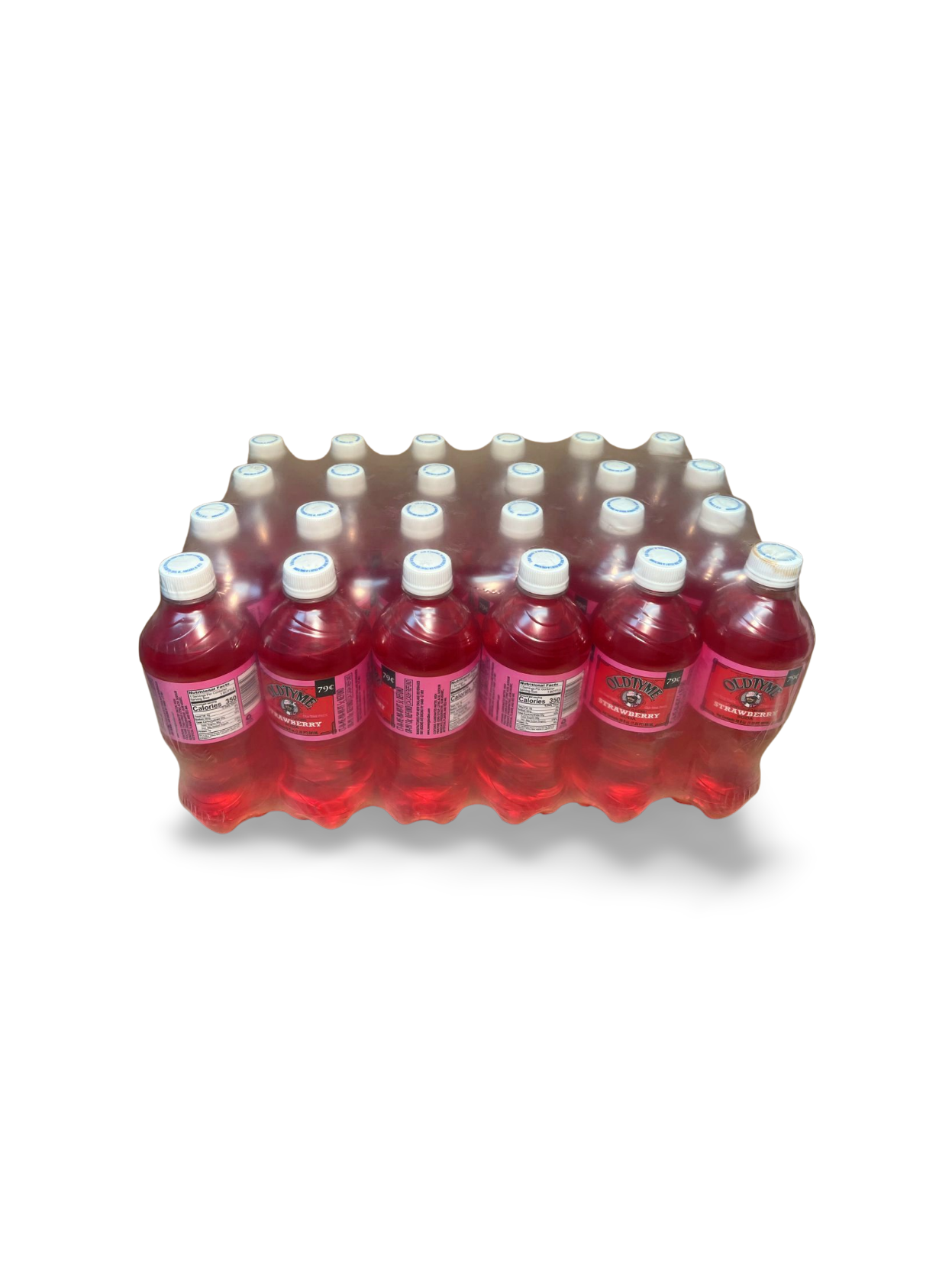 Old Tyme Strawberry Soda, 20 Fl Oz, 24 Pack