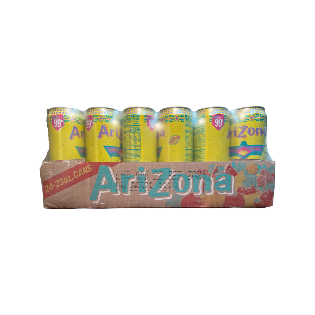 Arizona Lemonade Juice Can 23 Fl Oz 24 Pack 123 Beverages